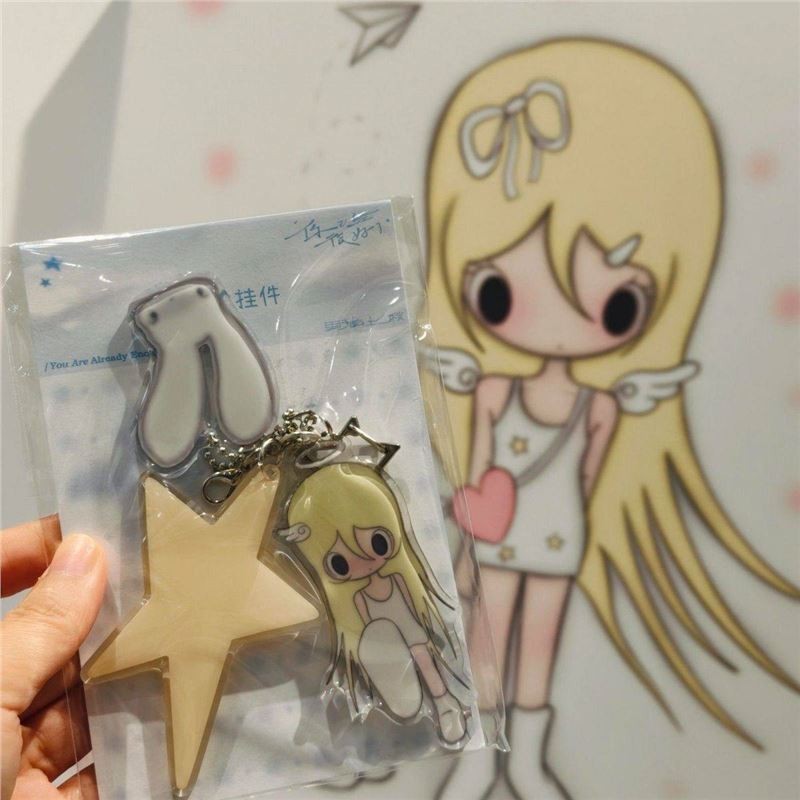 Tech Girl Accessories - INS Vrouwen Angel Girl Star Acryl