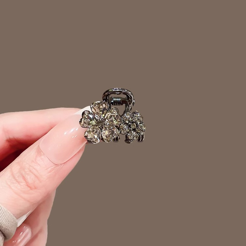 Hi Tech Accessories - Prachtige strass bloem kleine haarclip high-end