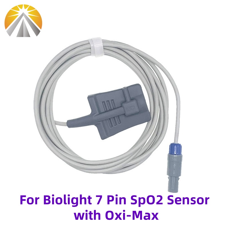 Tech Accessories - Voor Biolight 7-pins SpO2-sensormonitor, herbruikbare SAO2-hartslagsonde